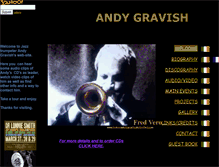 Tablet Screenshot of andygravish.com